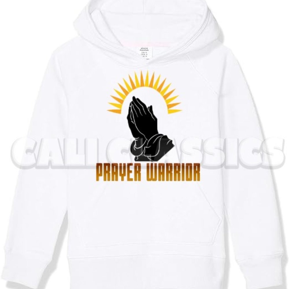 Cali Classics Unisex White Pray Warriors 2